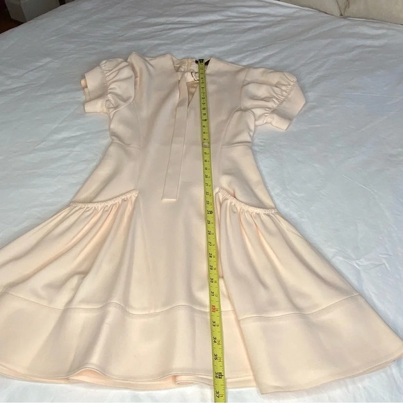 PROENZA SCHOULER Cream Gathered Crepe Dress from SAX 5th AVE girlcore feminine - Picture 11 of 16